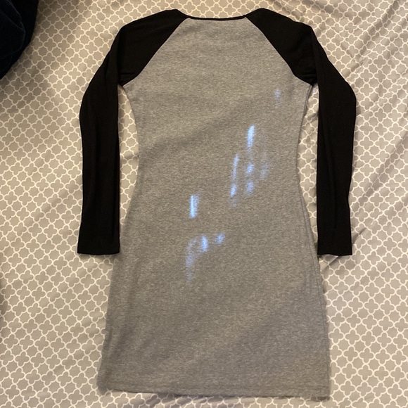 Grey and Black Dress - Picture 2 of 3